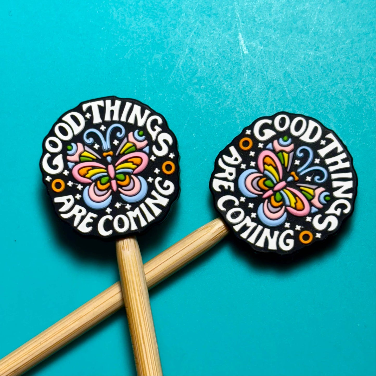 Knitting Needle Point Protectors - Good Things are Coming
