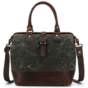 Della Q; Maker's Satchel; Storage; Maker's Canvas; Olive;