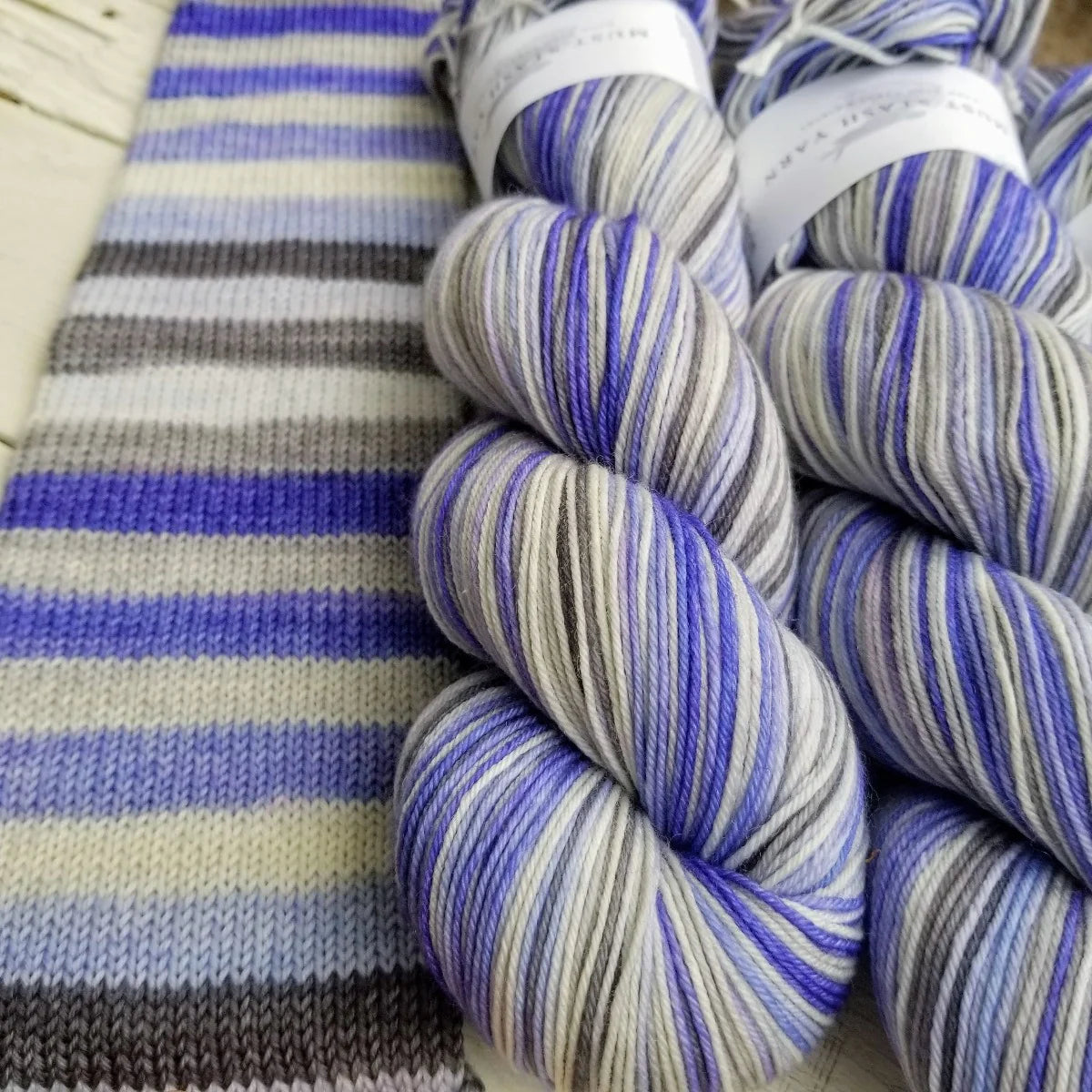 Must stash; Sock; purple;