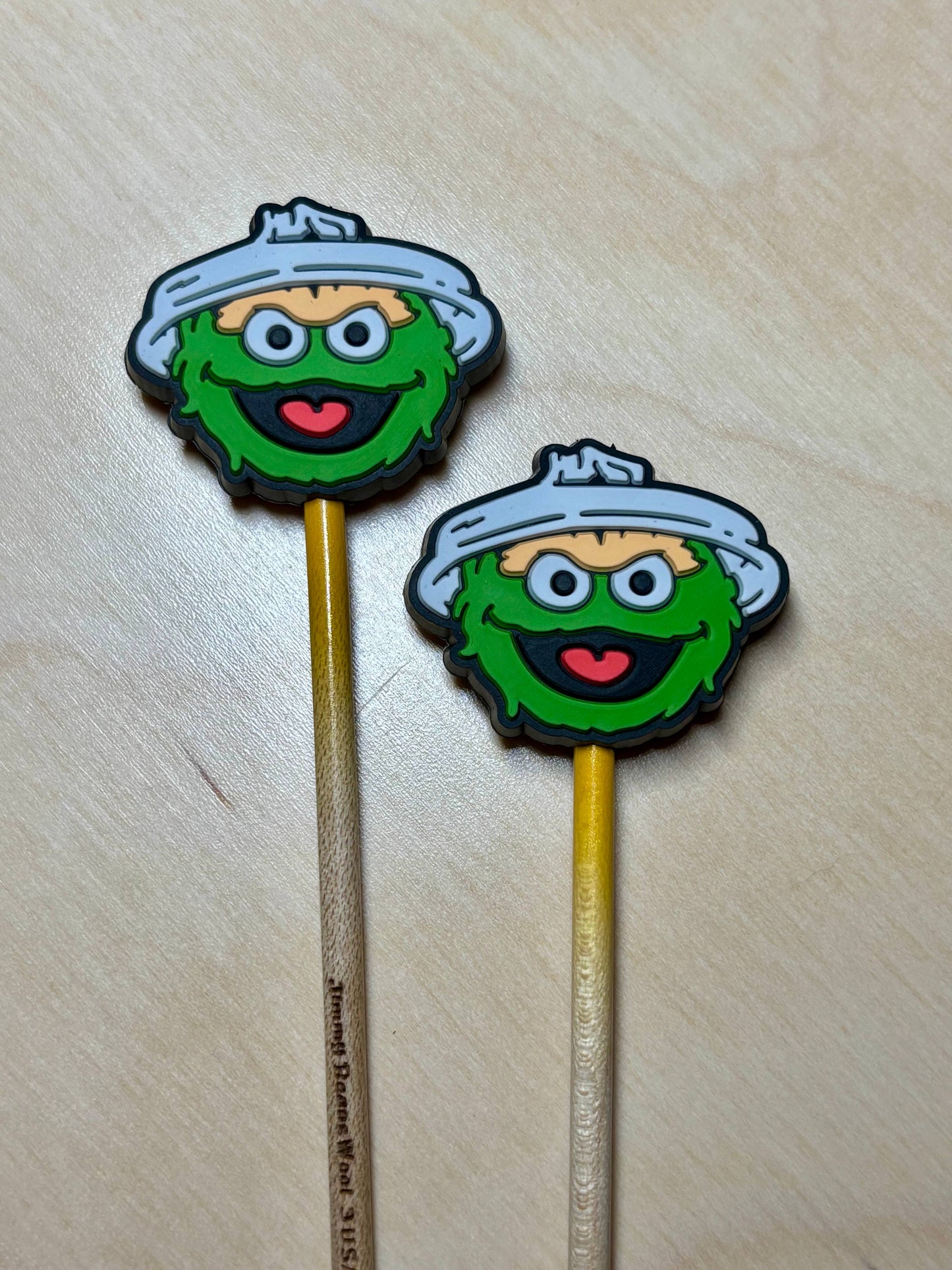 Knitting Needle Point Protectors - TV Show 0scar Trash Can
