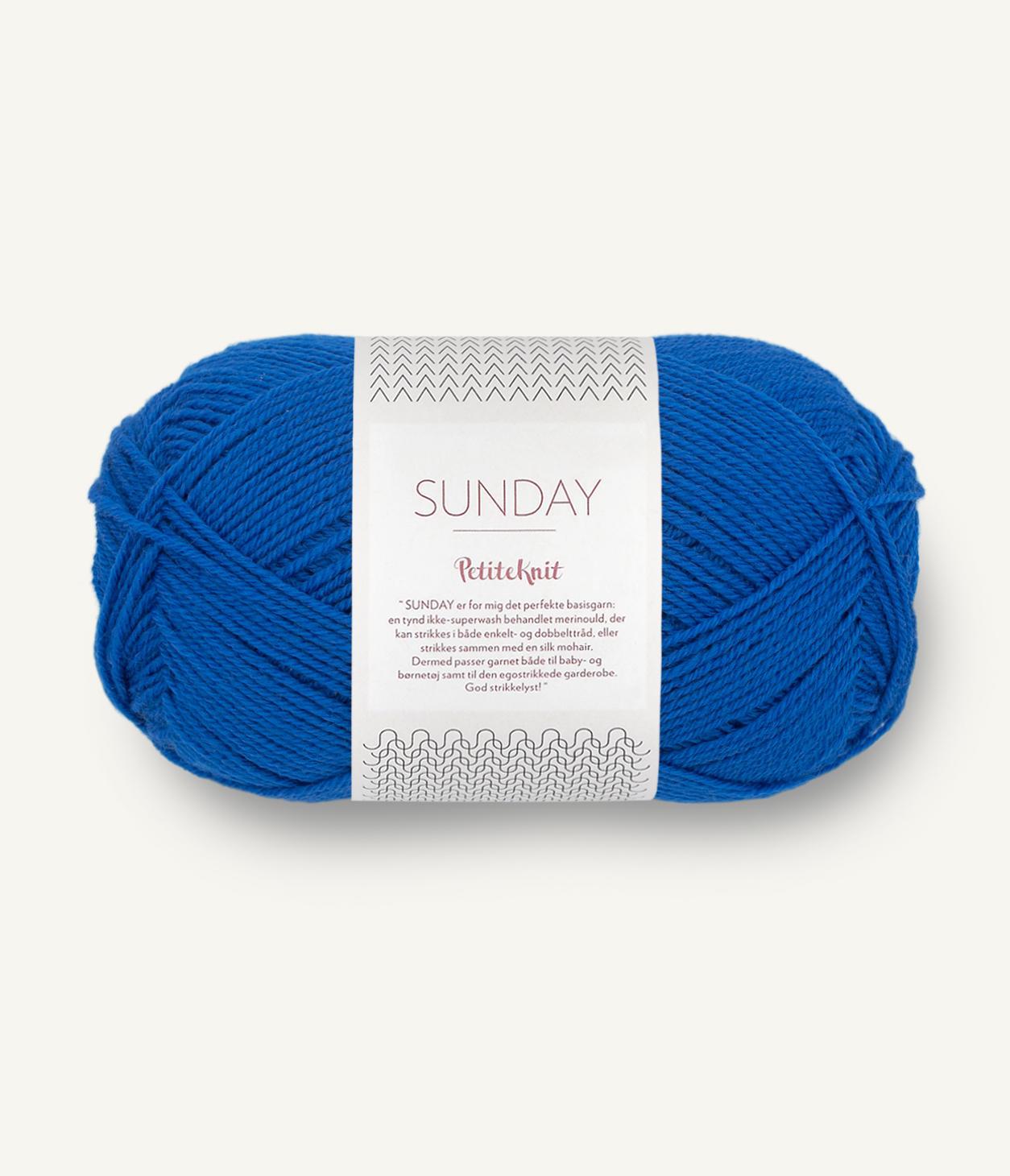 Sandnes Garn Yarn; electric blue