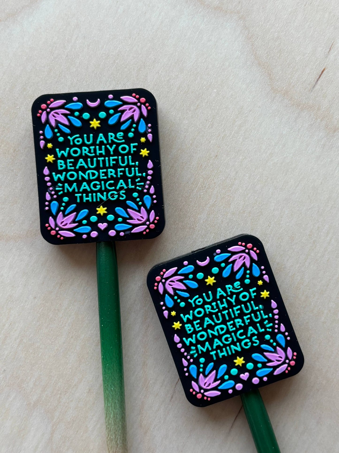 Knitting Point Protectors - Motivational Worthy Beautiful