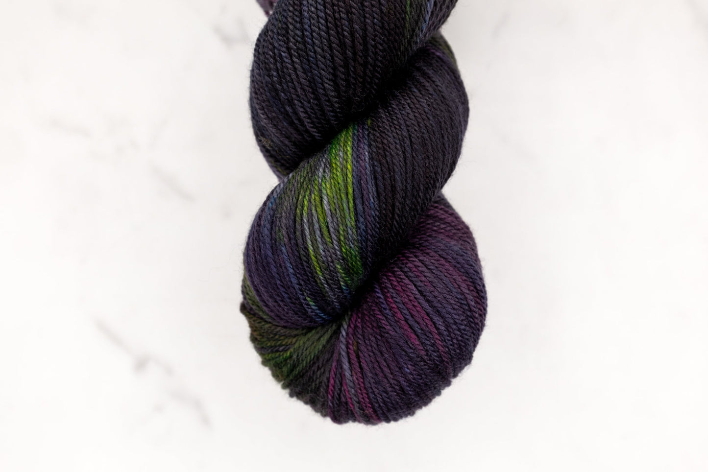 Magpie Fibers; Swanky DK; aurora borealis;