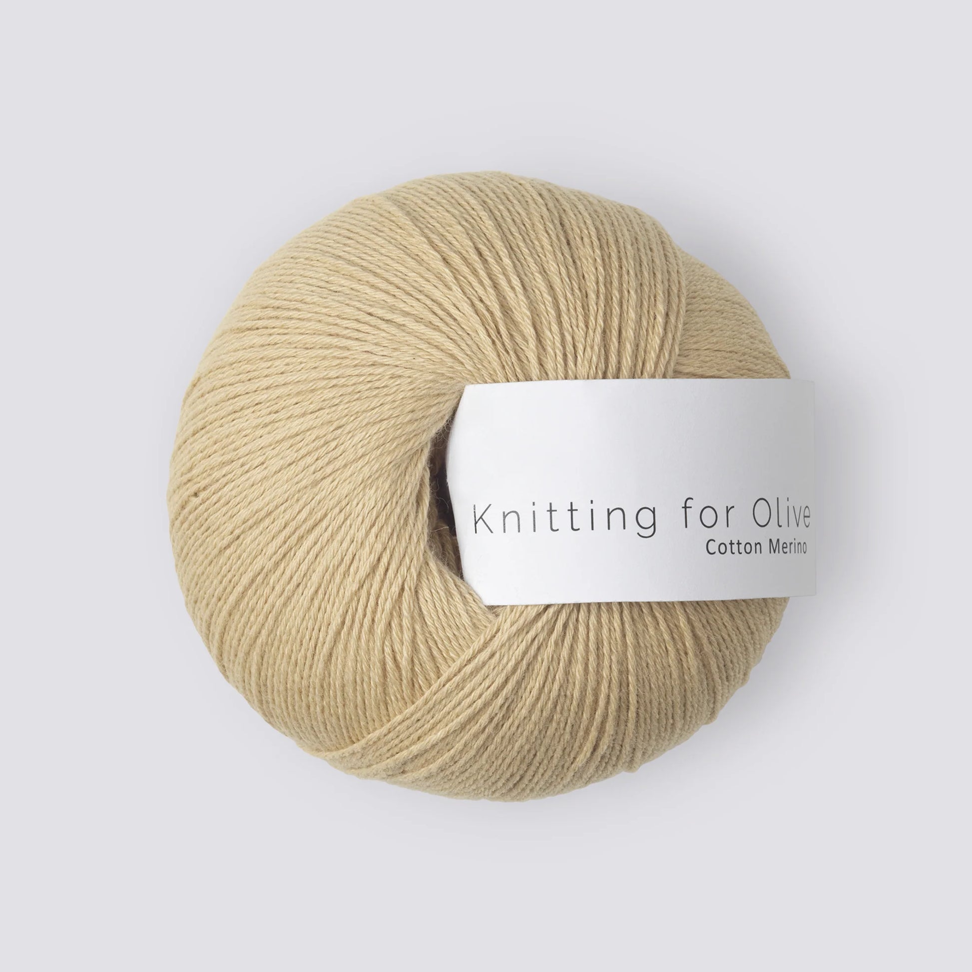 Knitting for Olive; cotton; merino; dusty banana;