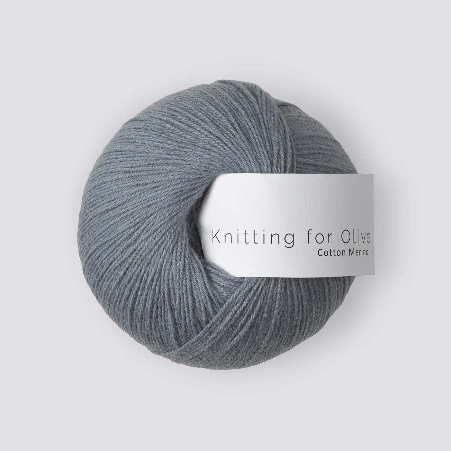Knitting for Olive; cotton; merino; elephant blue;