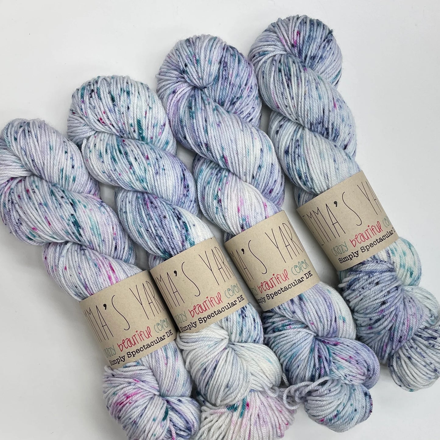 Emmas yarn; Simply Spectacular DK;  Endeavour