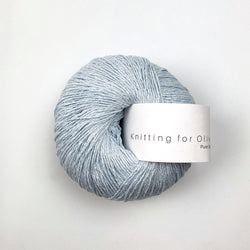 Knitting for Olive 100% silk; Ice Blue