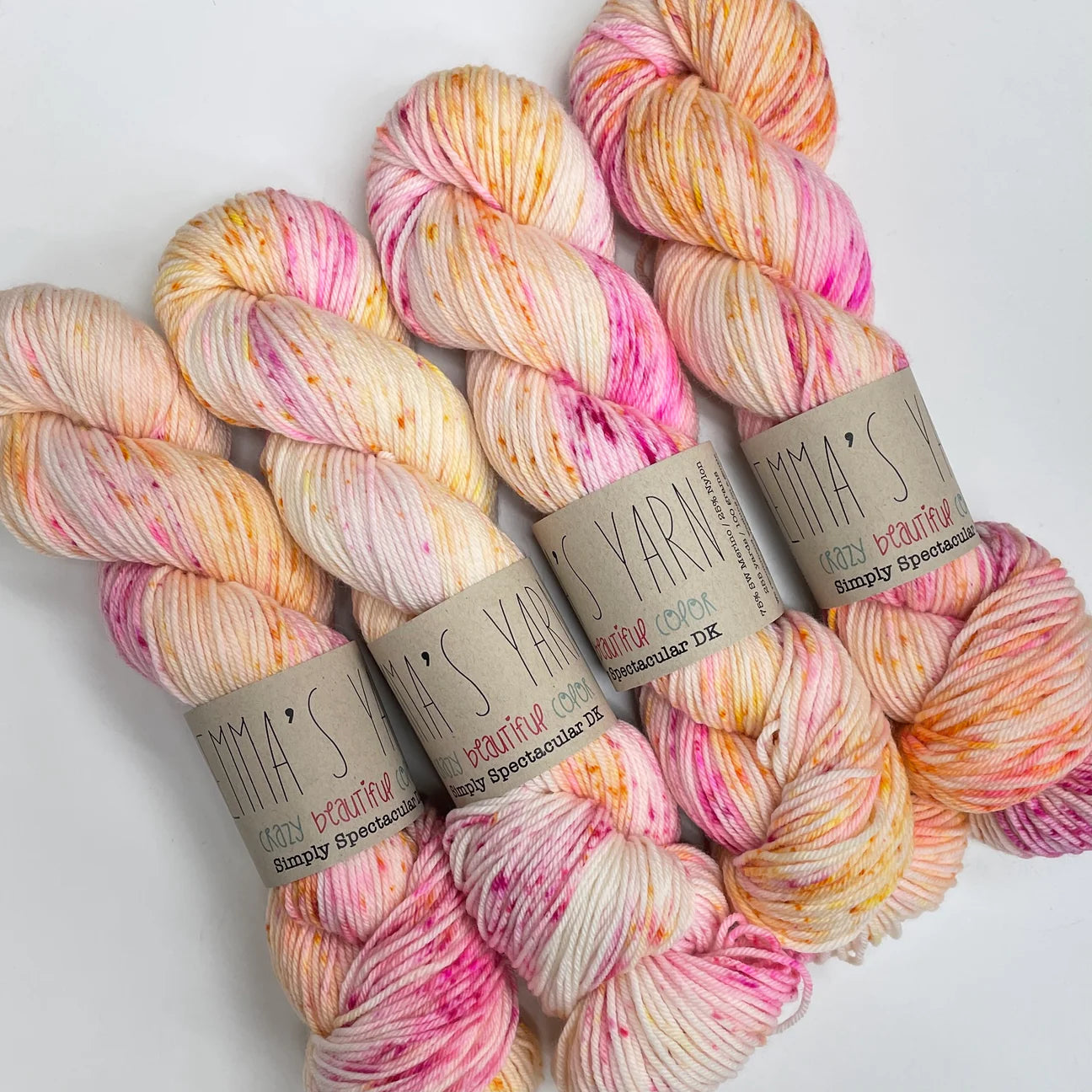Emmas yarn; Simply Spectacular DK;  Its Sherberthday