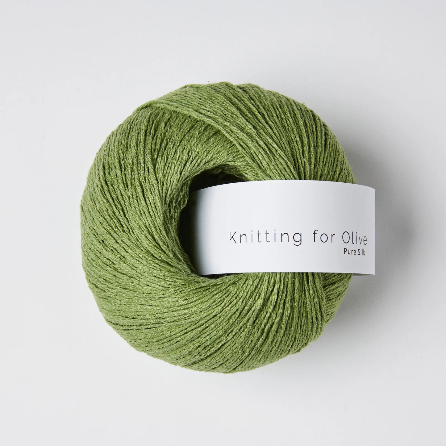 Knitting for Olive 100% silk; Pea Shoots