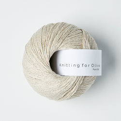 Knitting for Olive 100% silk; putty