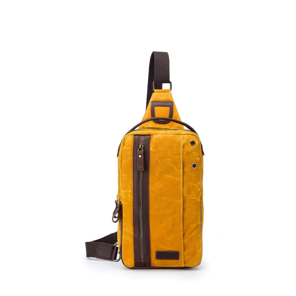 Della Q; Maker's Mini Messenter; Storage; Maker's Canvas; yellow;