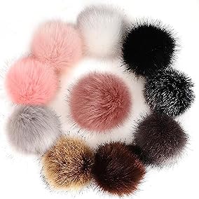 Poms Poms Multiple Colors Large