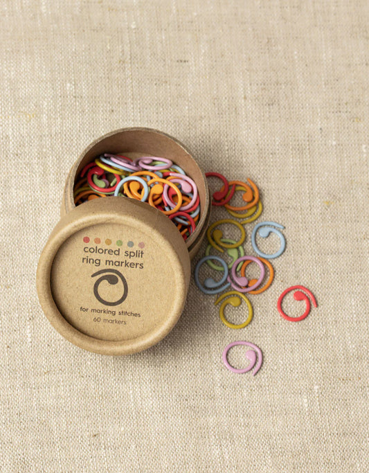 CocoKnits Colorful Split Ring Stitch Markers