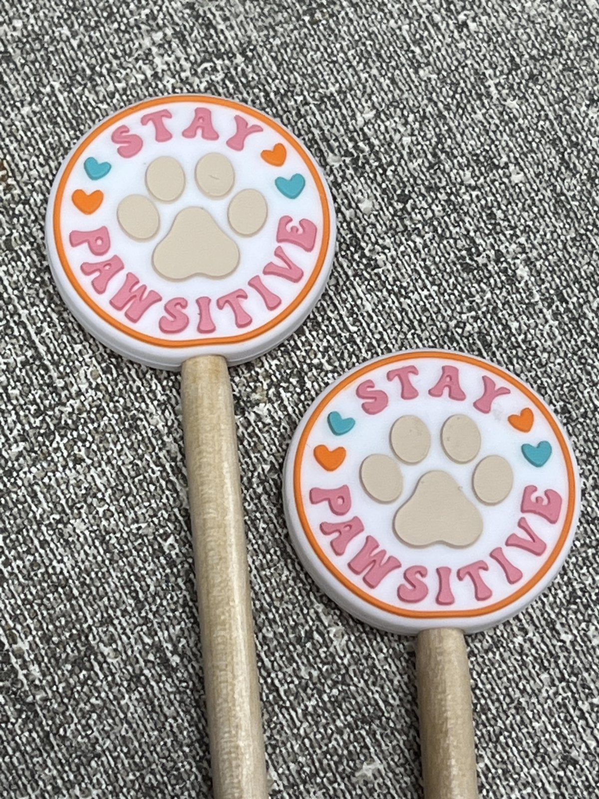 Minnie & Purl; Stitch Stoppers; Stay Pawsitive;