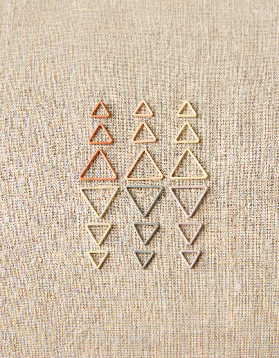 CocoKnits Triangle Stitch Markers - Earth Tones