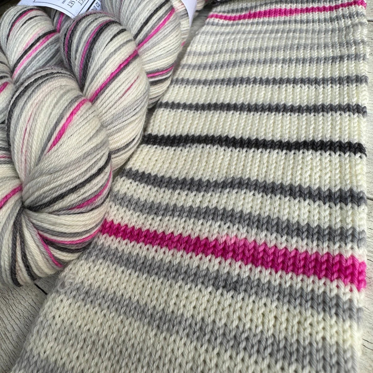 Must stash; Sock; who invited pink;