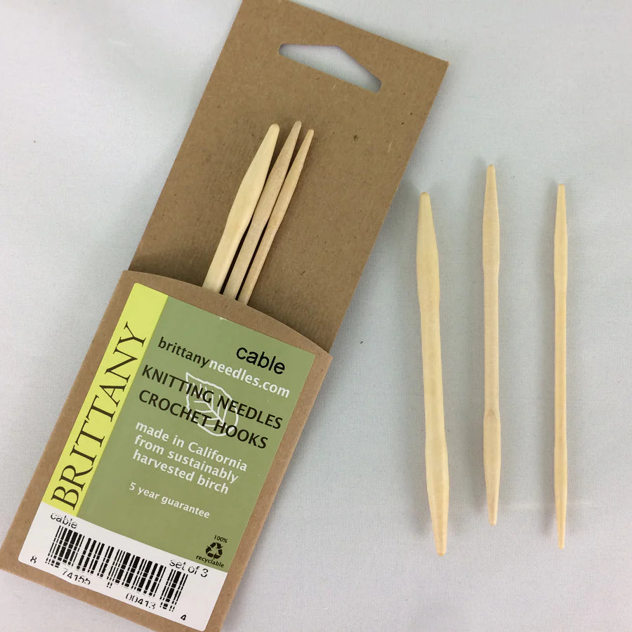 Brittany Birch Wood Cable Needles