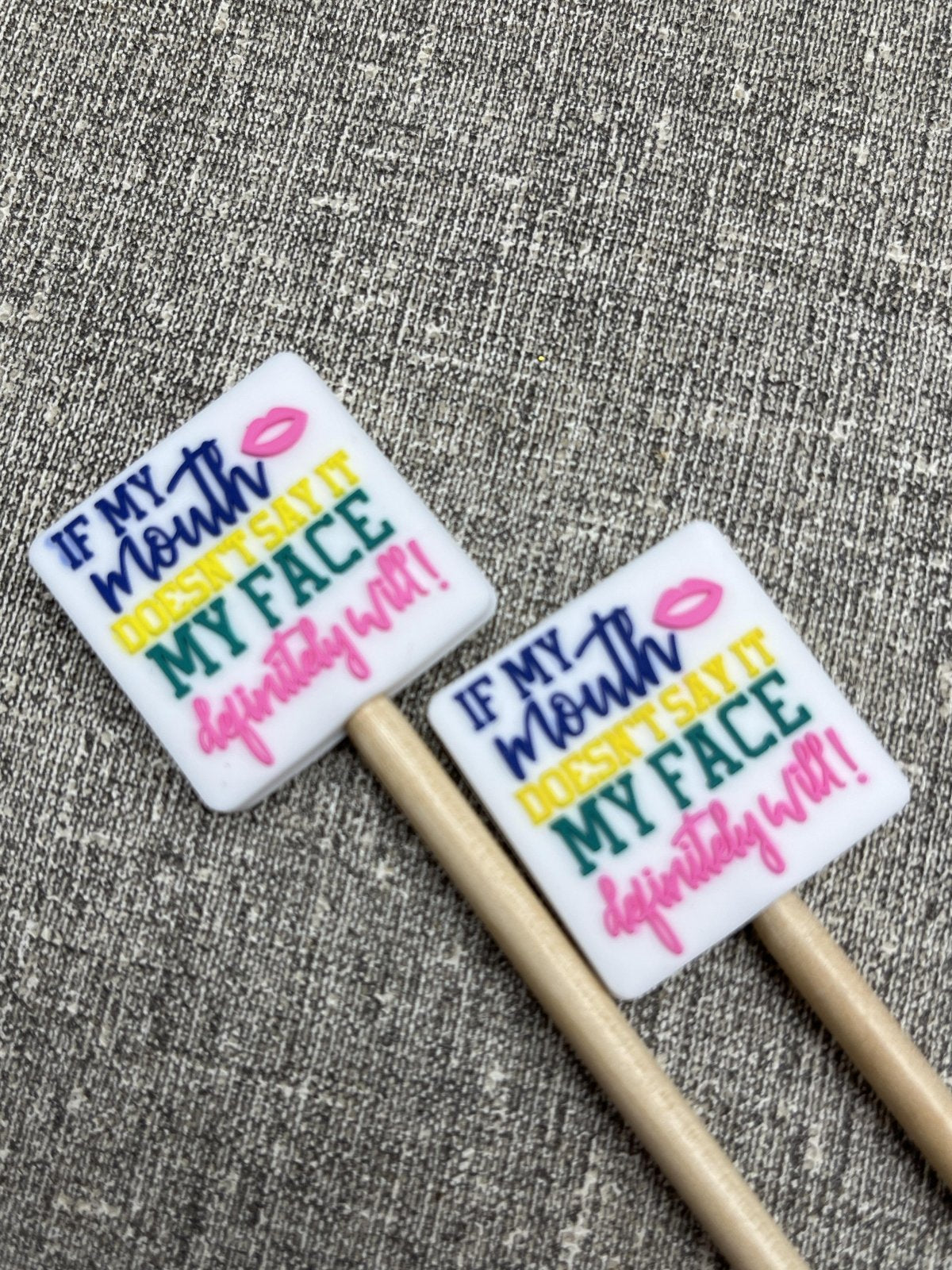 Minnie & Purl; Stitch Stoppers; Face;