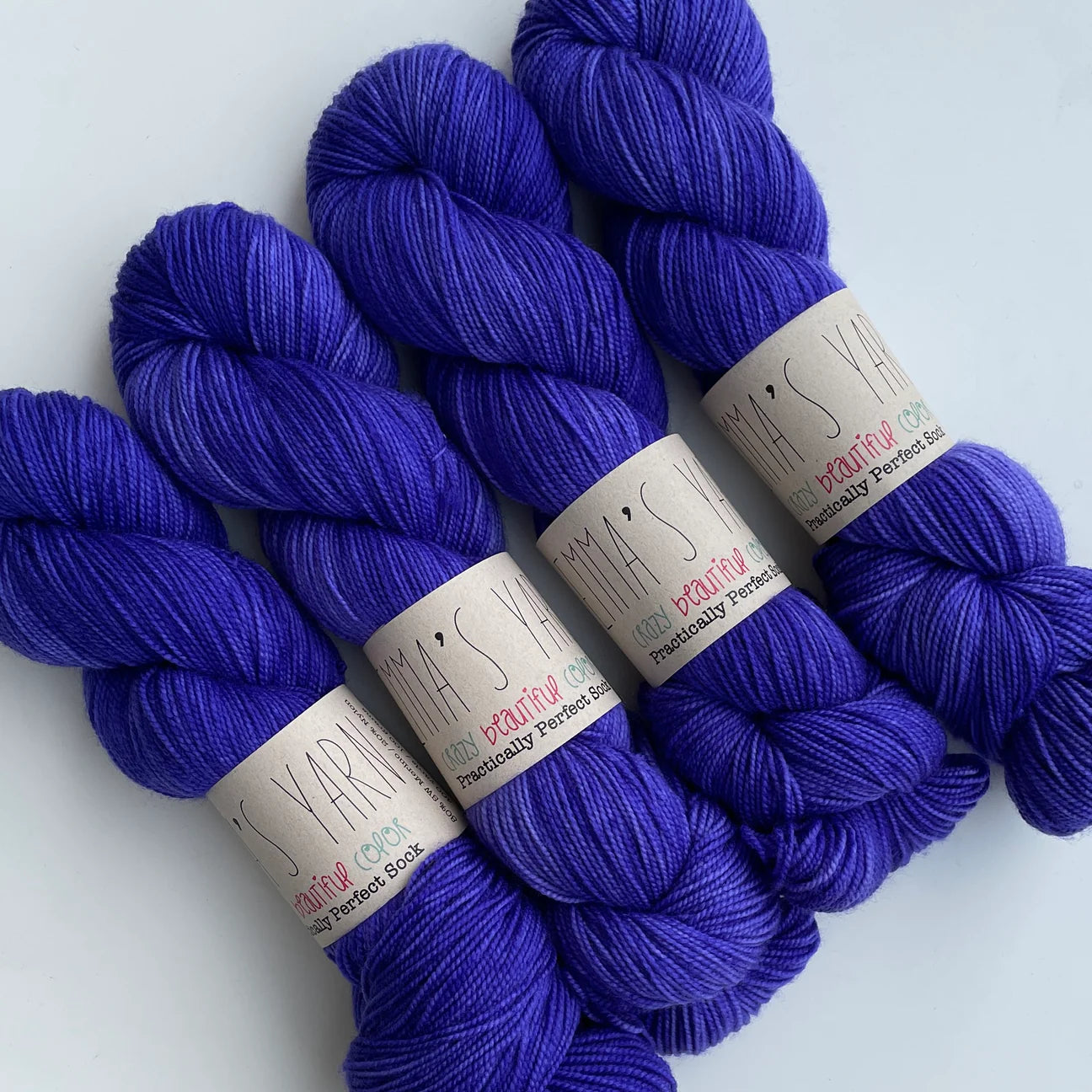 Emmas yarn; Practically perfect Sock; Fame Fortune
