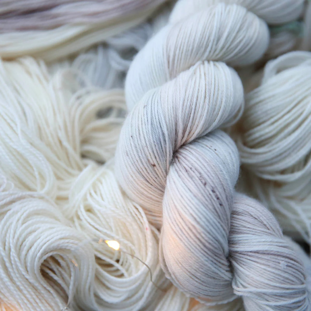 bad sheep yarn; fingering; feather;