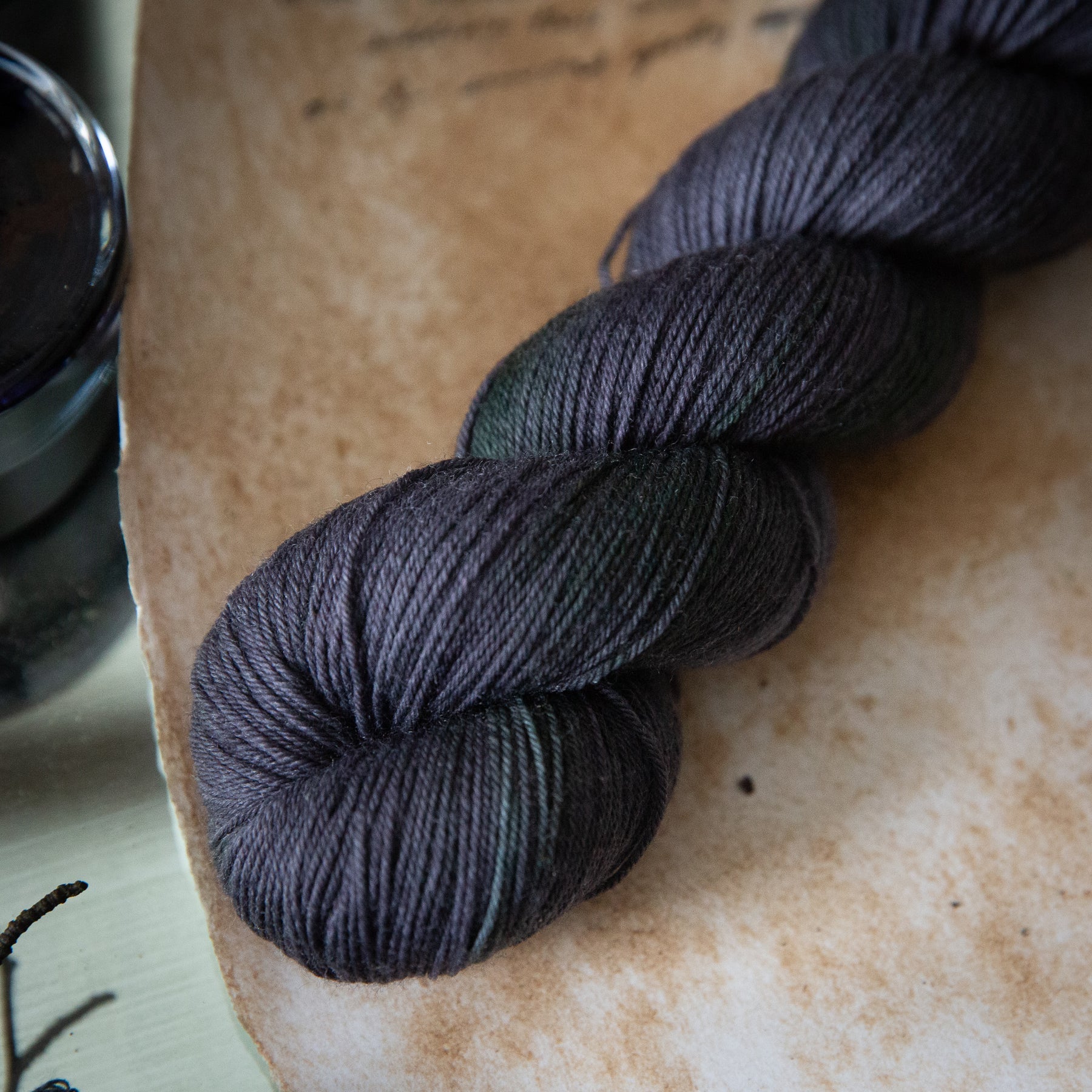 bad sheep yarn; fingering; nevermore;