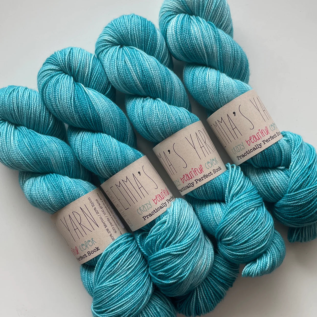 Emmas yarn; Practically perfect Sock; Set Sail