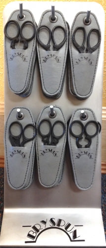 Bryspun Matte Black Premium Scissors; Premium Knitting Scissors