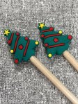Minnie & Purl; Stitch Stoppers; christmas tree;
