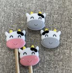 Minnie & Purl; Stitch Stoppers; cows;