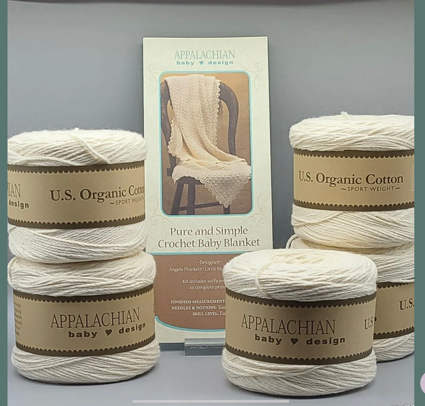 Appalachian Baby yarn; pure simple kit