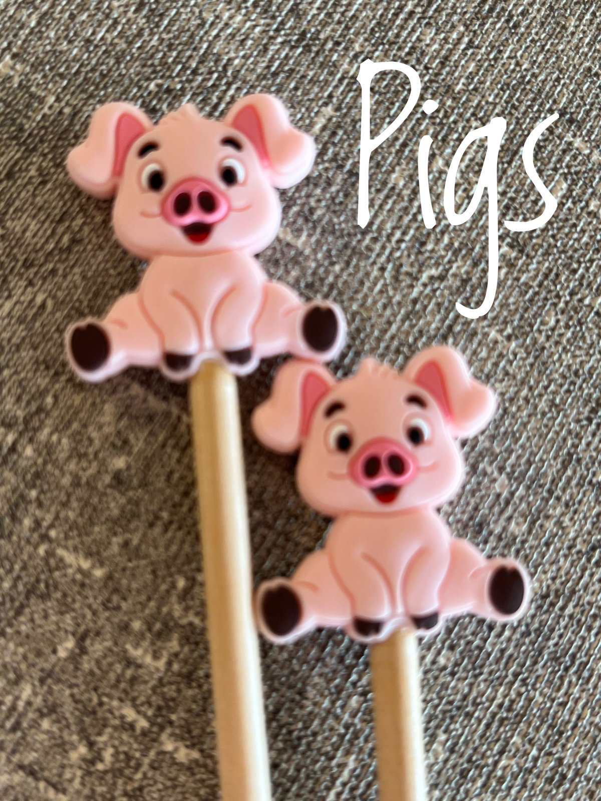 Minnie & Purl; Stitch Stoppers; pigs;