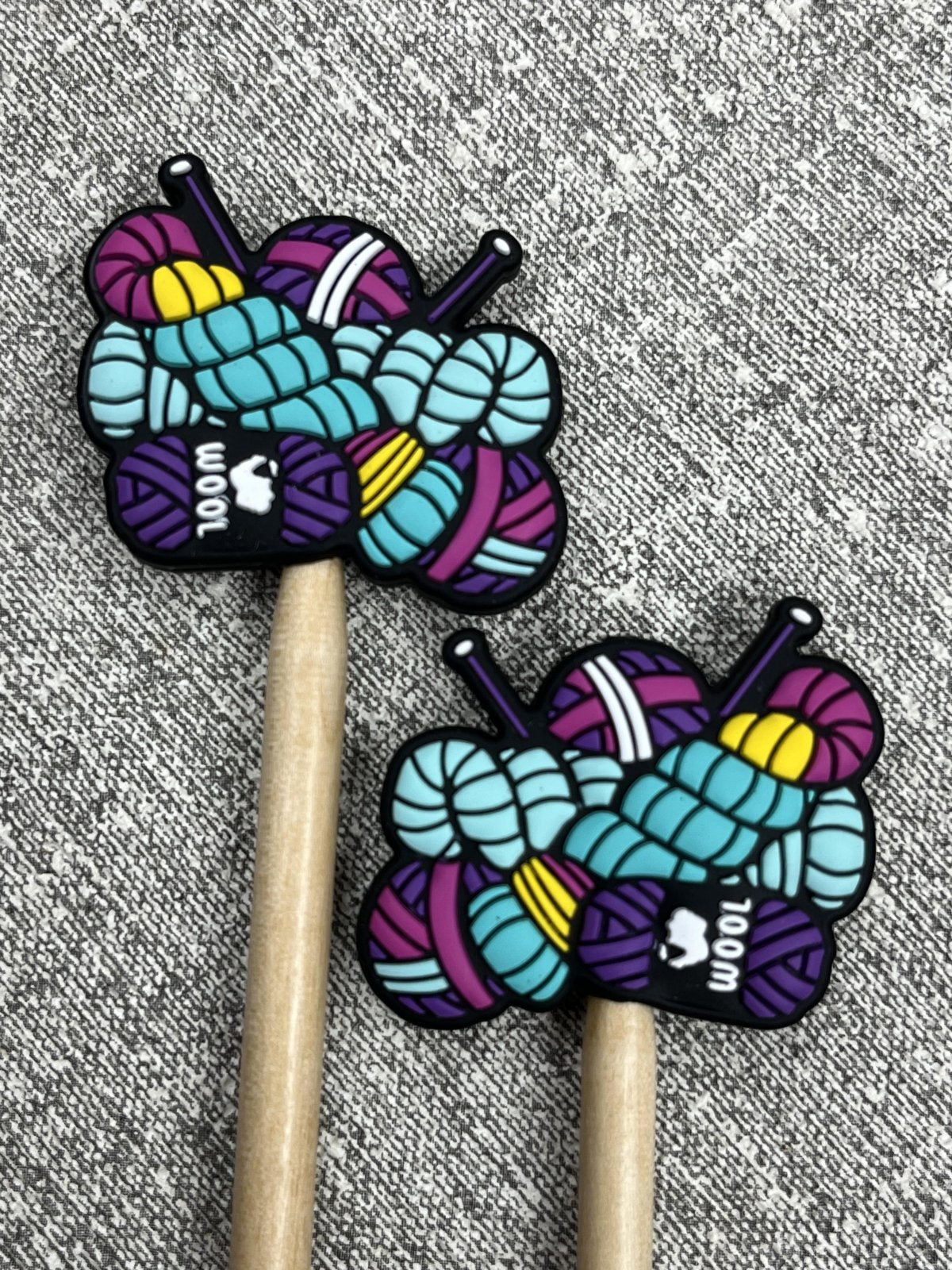 Minnie & Purl; Stitch Stoppers; Yarn Basket;