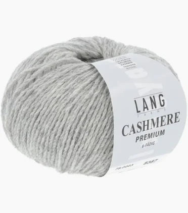 Lang; cashmere; premium; dk; light grey melange; 23;