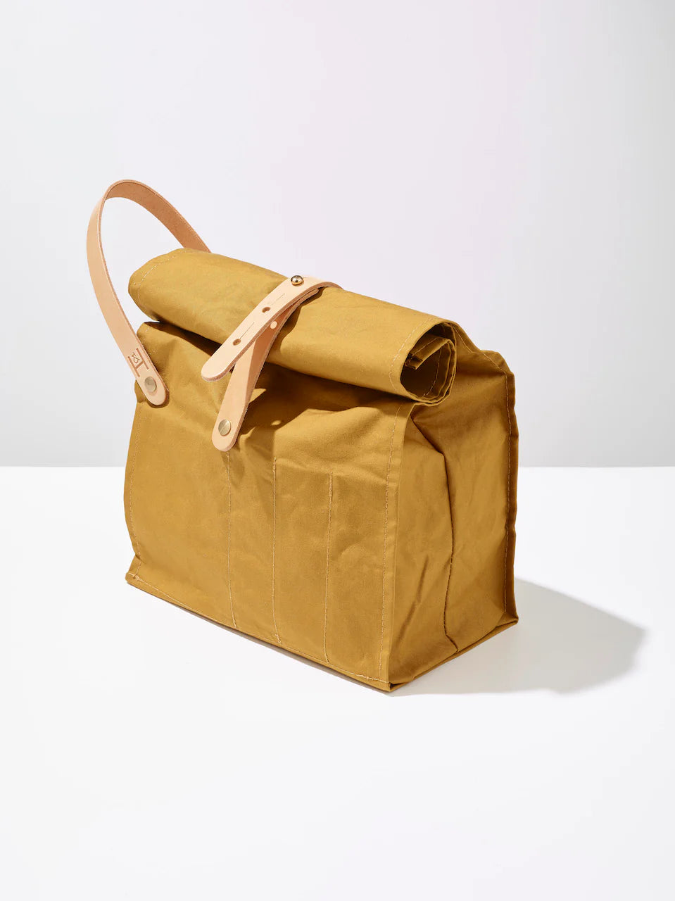 Hide Hammer; roll top bag; mustard;