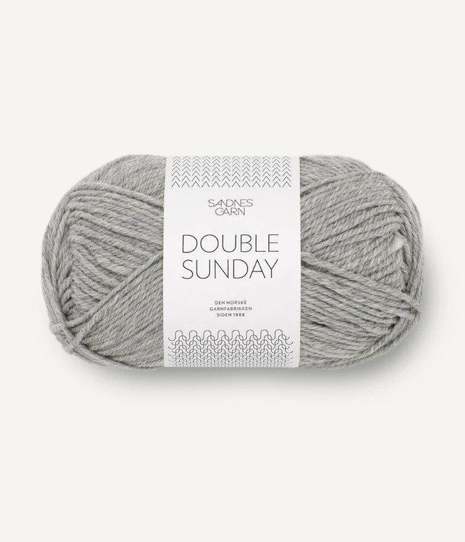 Sandnes Garn Yarn; Double Sunday;gray heather
