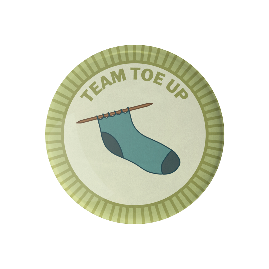 Team Toe Up Merit Badge
