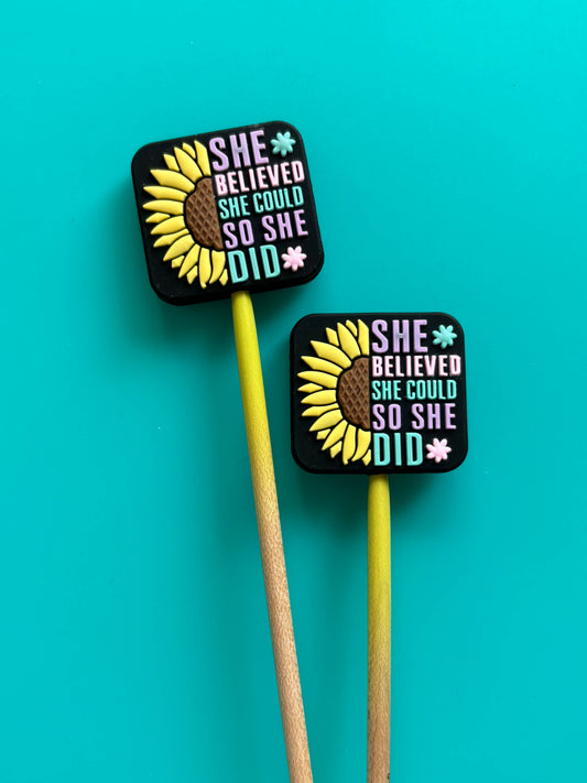Knitting Needle Point Protectors  She Believed Inspirational
