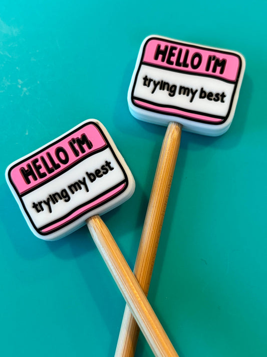 Knitting needle point protectors - Hello I'm trying my best