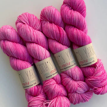 Emmas yarn; Simply Spectacular DK; barbie girl;