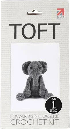 toft; crochet; kit; bridget; elephant;