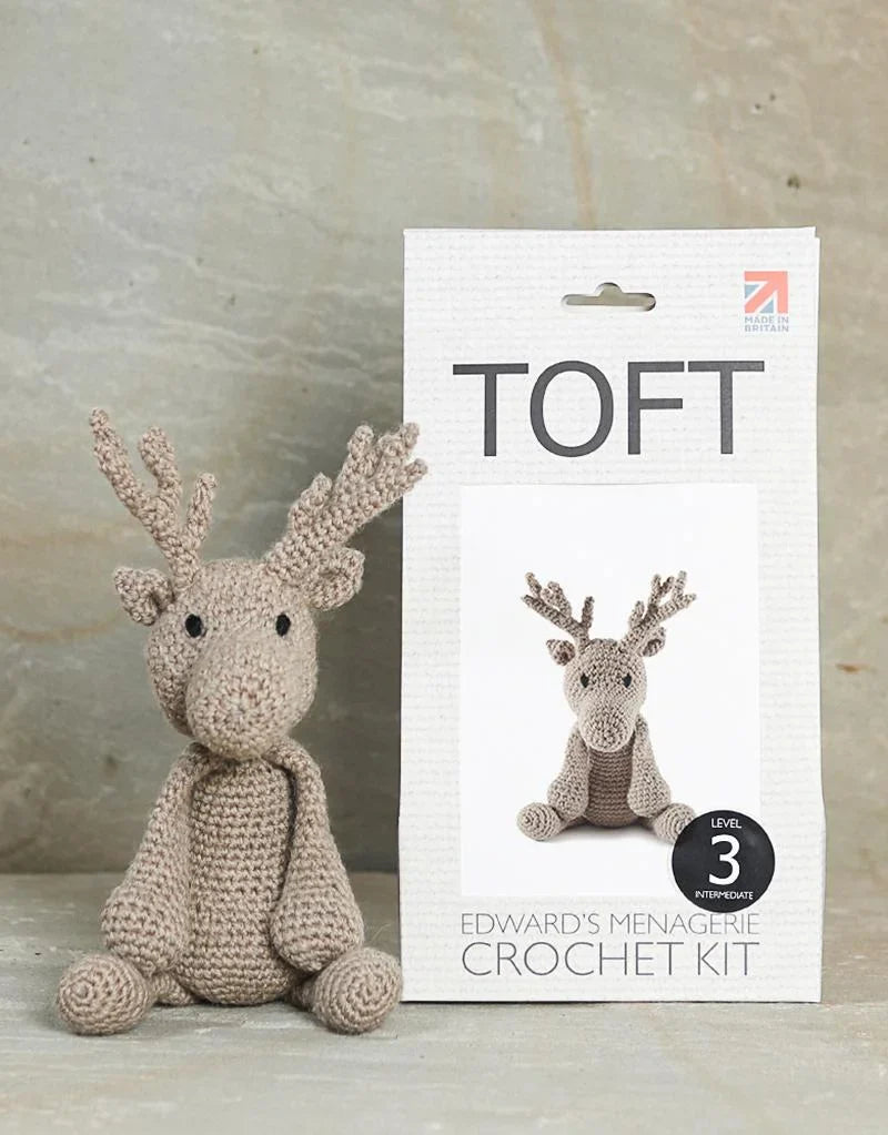 toft; crochet; kit; donna; reindeer;