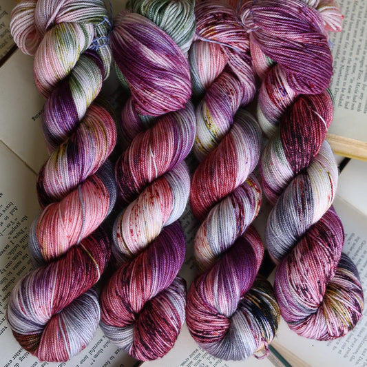 bad sheep yarn; fingering; sparkle; Elizabeth;