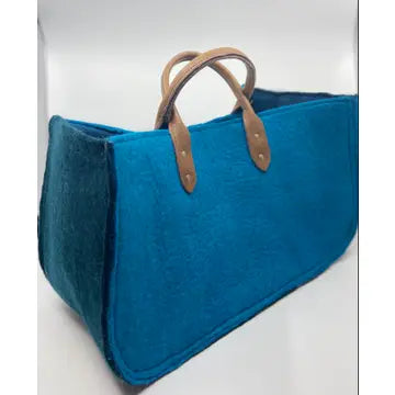 Grab Go Tote; bag; aqua;