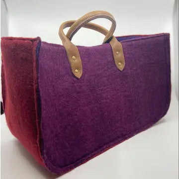 Grab Go Tote; plum; bag;