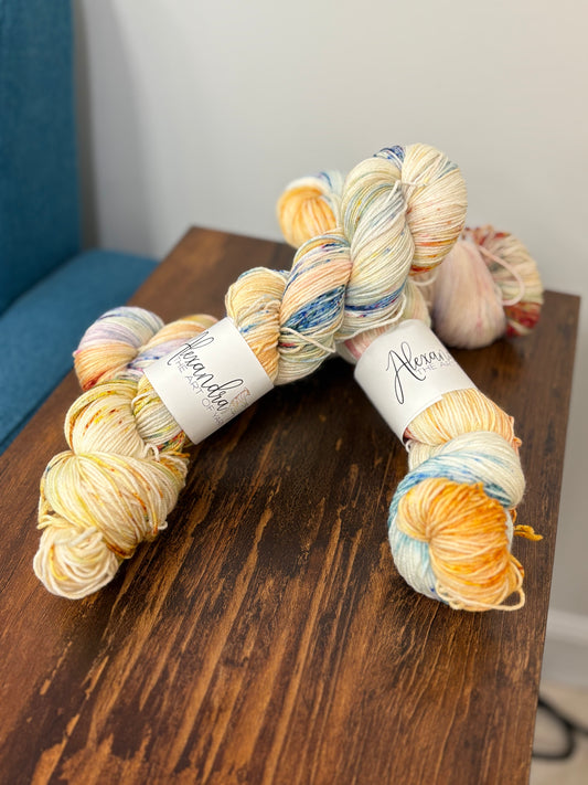 Alexandra The Art of Yarn Oak City Fibers Exclusive Diamond Lake