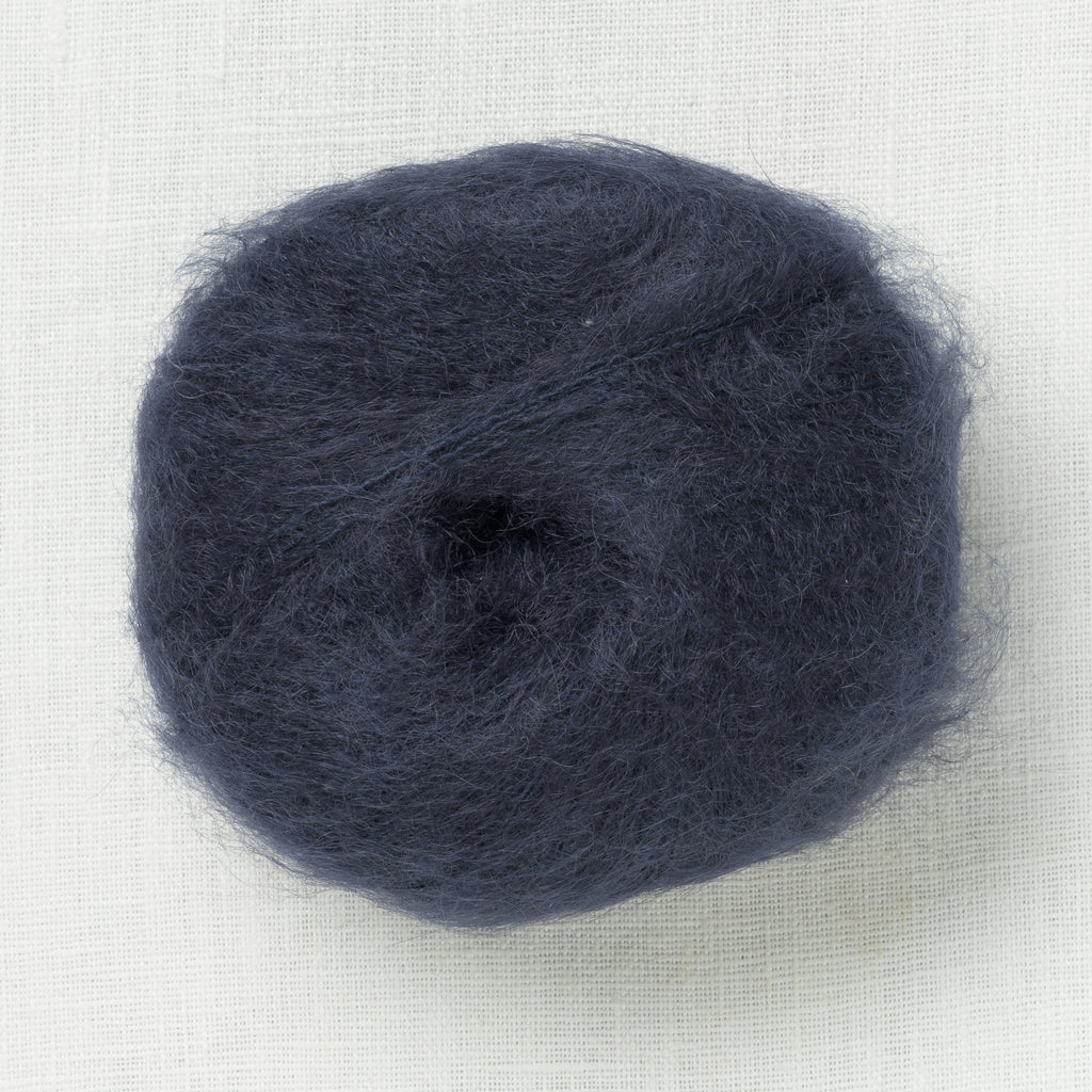 Knitting For Olive; Silk Mohair; navy blue;