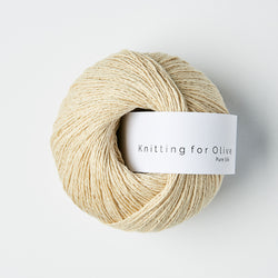 Knitting for Olive 100% silk; Wheat