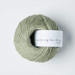Knitting for Olive 100% silk; dusty artichoke