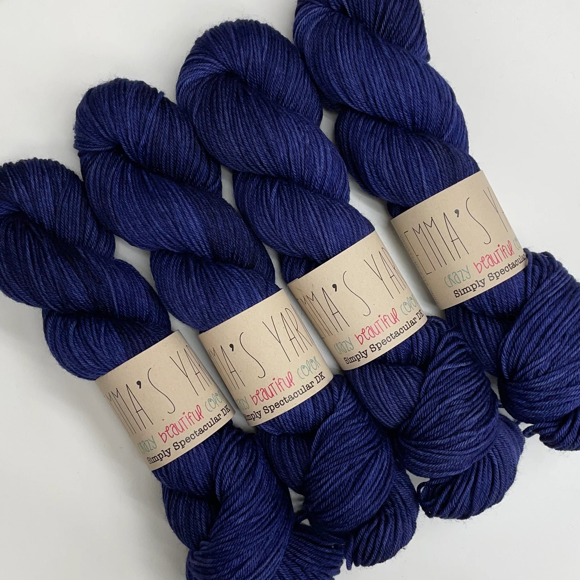 Emmas yarn; Simply Spectacular DK; Navy Blazer