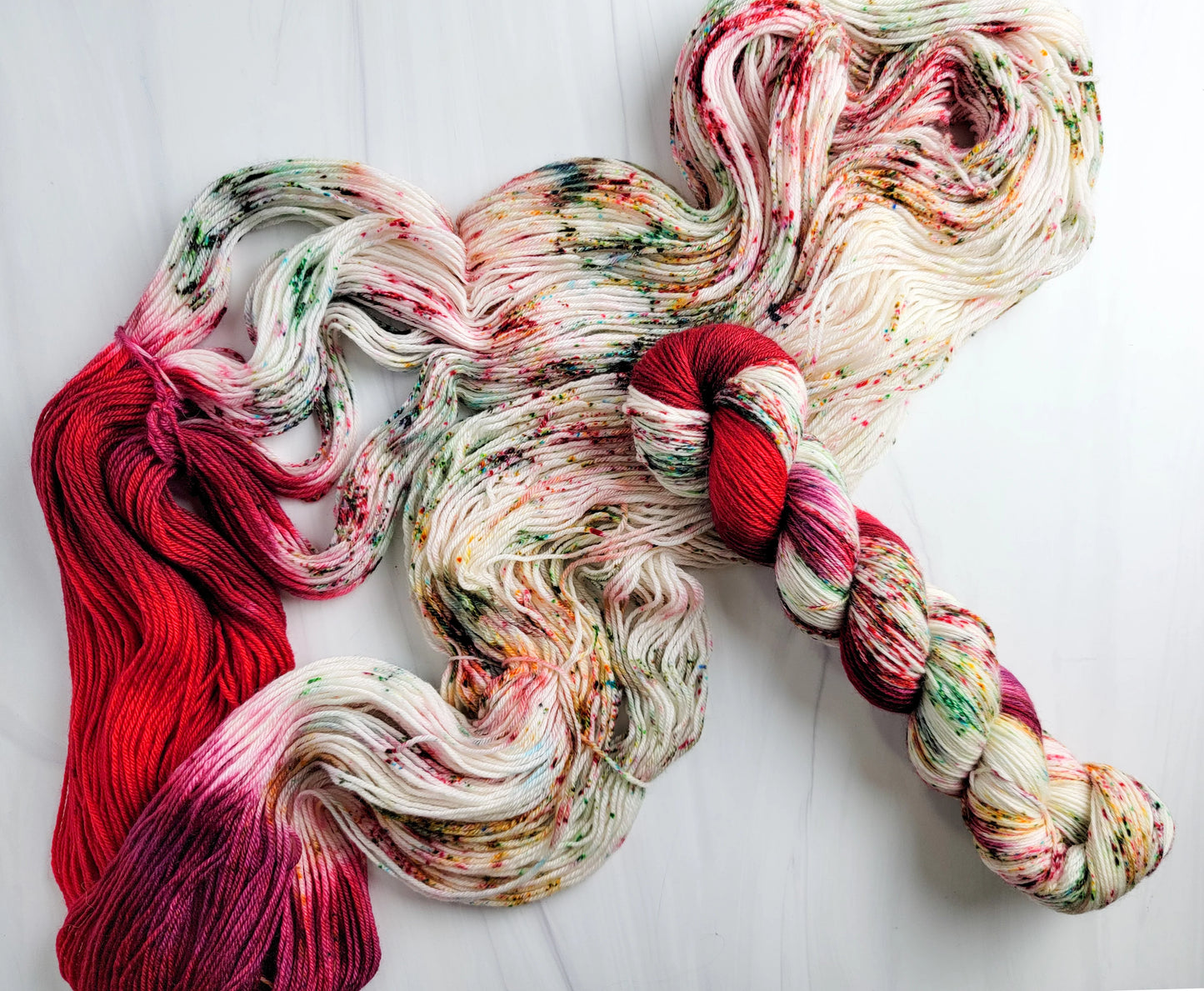 Blue Barn Fibers Hand Dyed Assigned Pooling Yarn